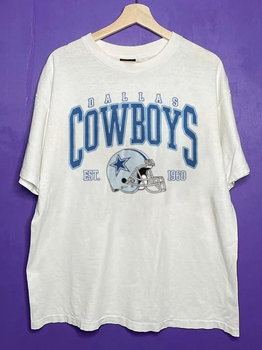 Vintage Dallas Cowboys Football Unisex Shirt, 1960 Retro NFL Shirt For Men Women